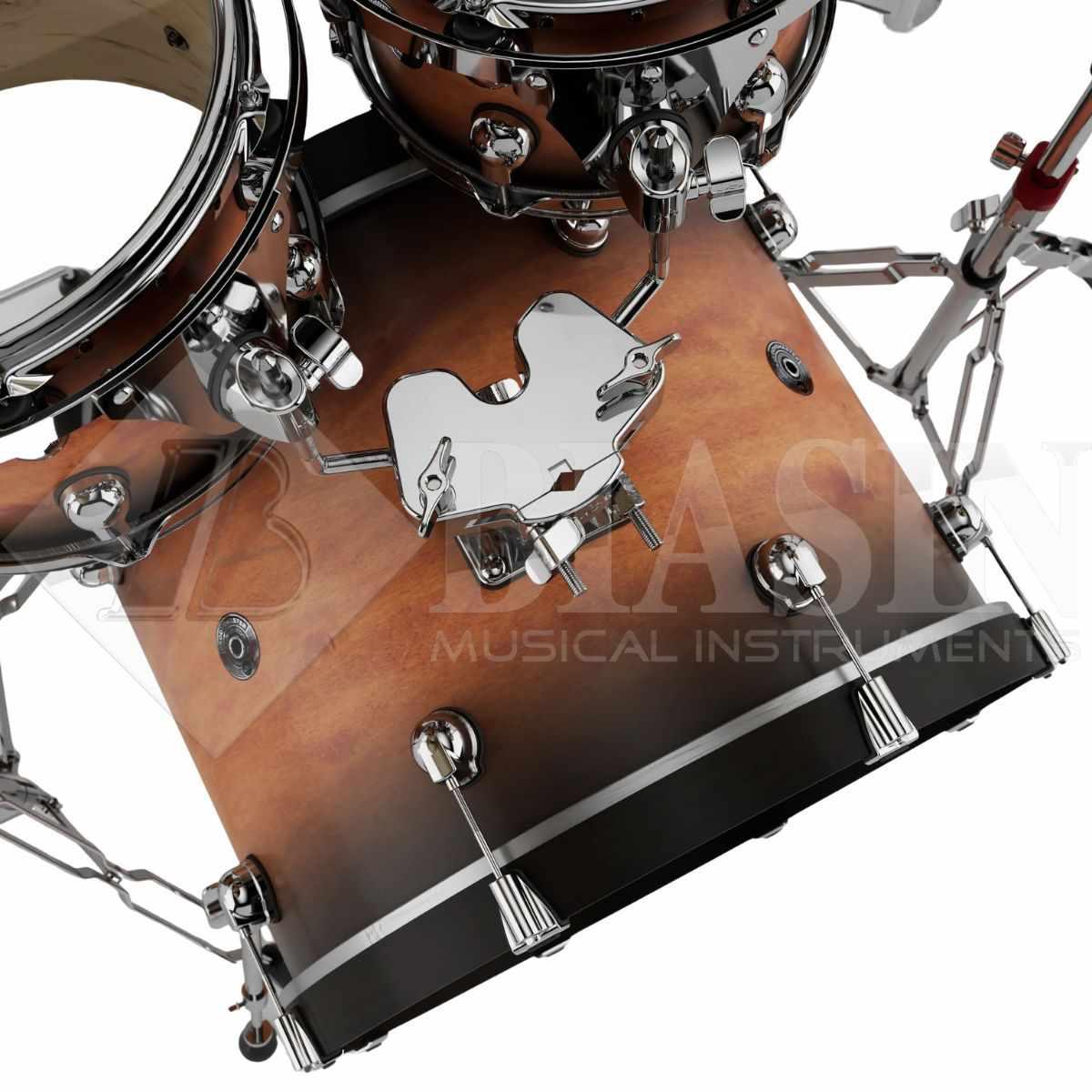 DS DRUM GrooveMaster Studio Kit Birch Shell Pack 5 pezzi Amber Burst 22/10/12/16/14SD