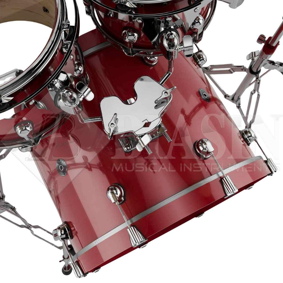DS DRUM GrooveMaster Studio Kit Birch Shell Pack 5 pezzi Spicy Red Lacquer 22/10/12/16/14SD