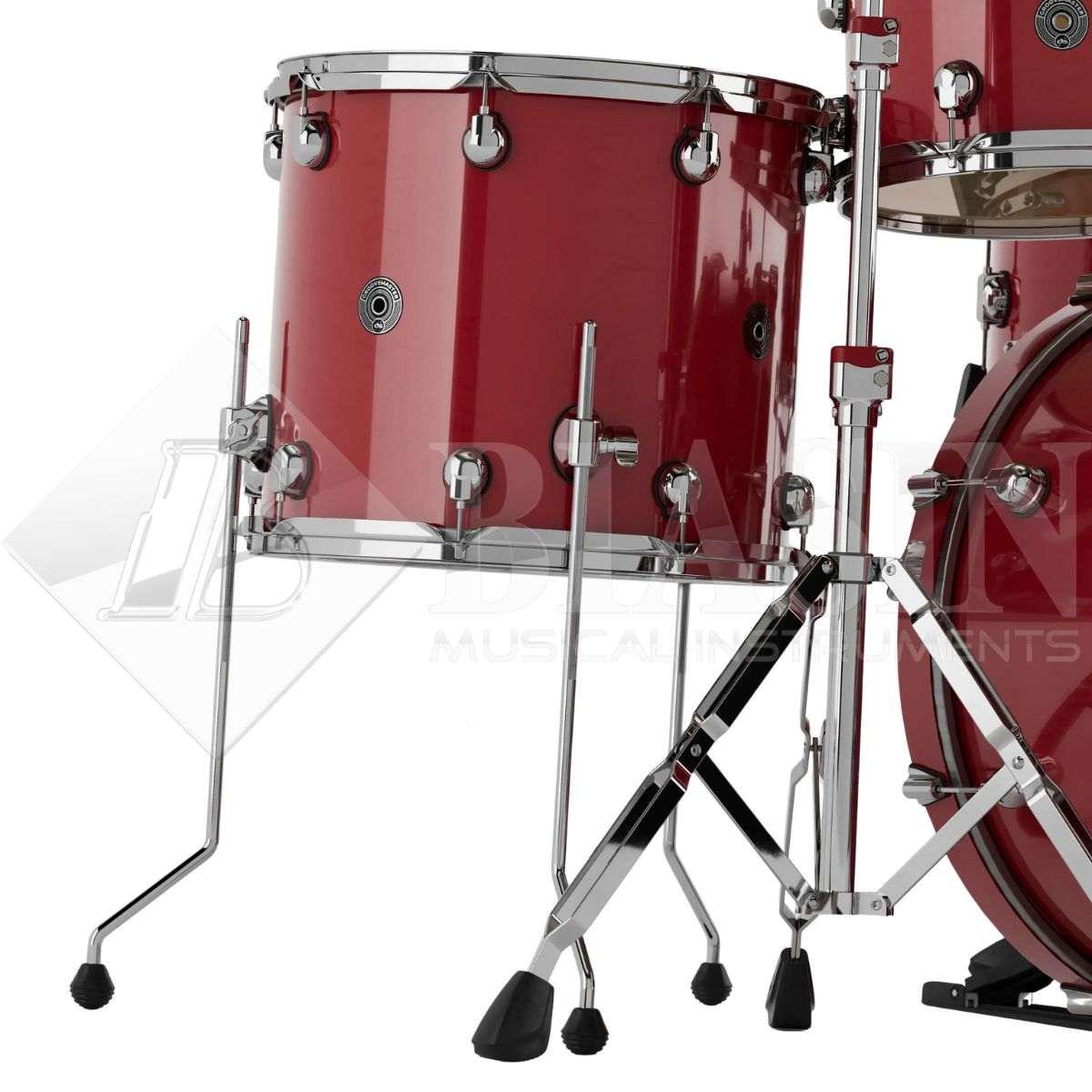 DS DRUM GrooveMaster Studio Kit Birch Shell Pack 5 pezzi Spicy Red Lacquer 22/10/12/16/14SD