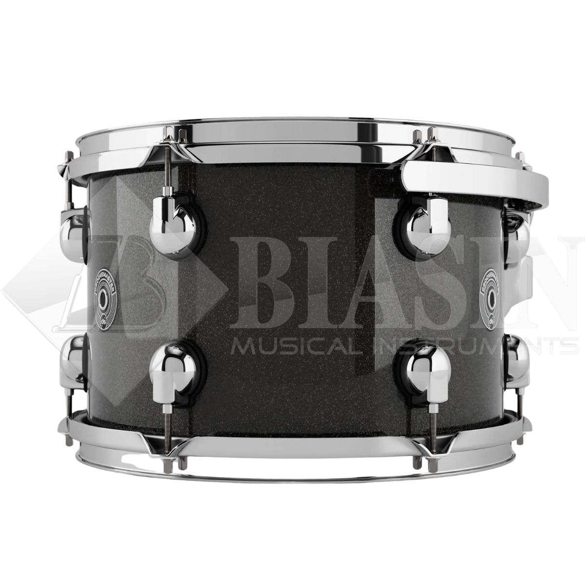 DS DRUM GrooveMaster Club Kit Birch Shell Pack 5 pezzi Black Galaxy Wrap 20/10/12/14/14SD