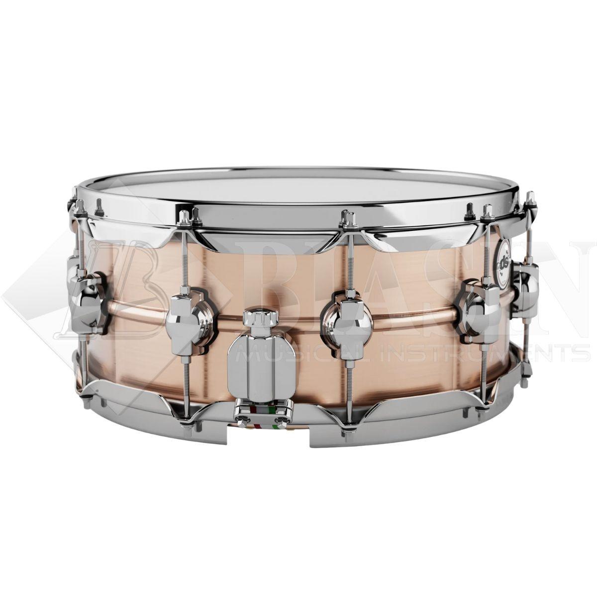 DS DRUM RCS 14x6 Seamless Copper Rullante in Rame