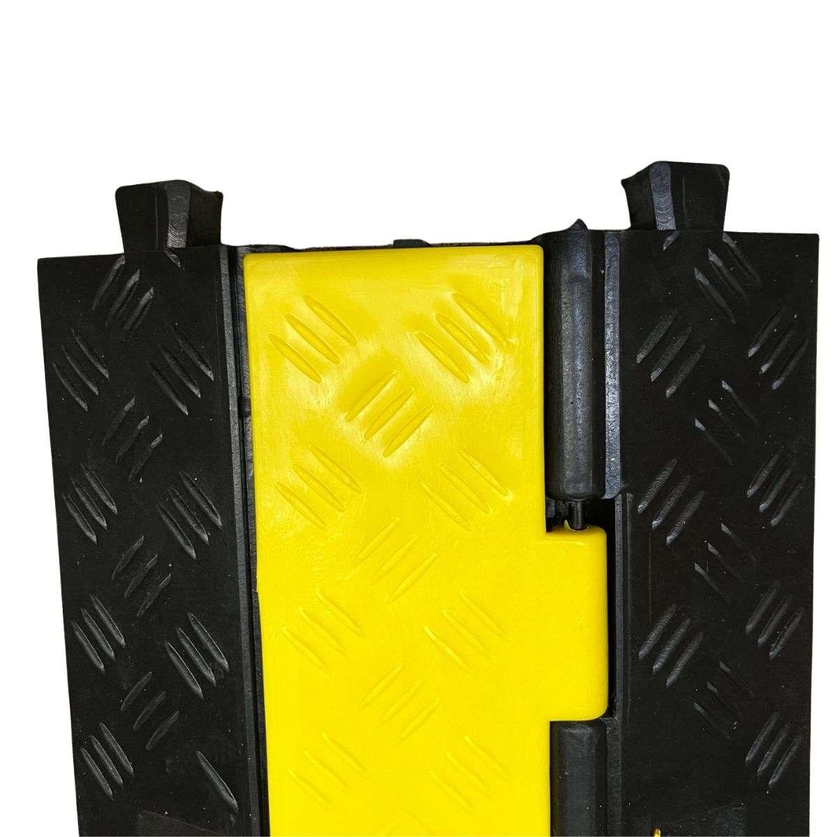 BIASIN Canalina Pedana Passacavo Professionale a 2 Corsie per Eventi e Concerti