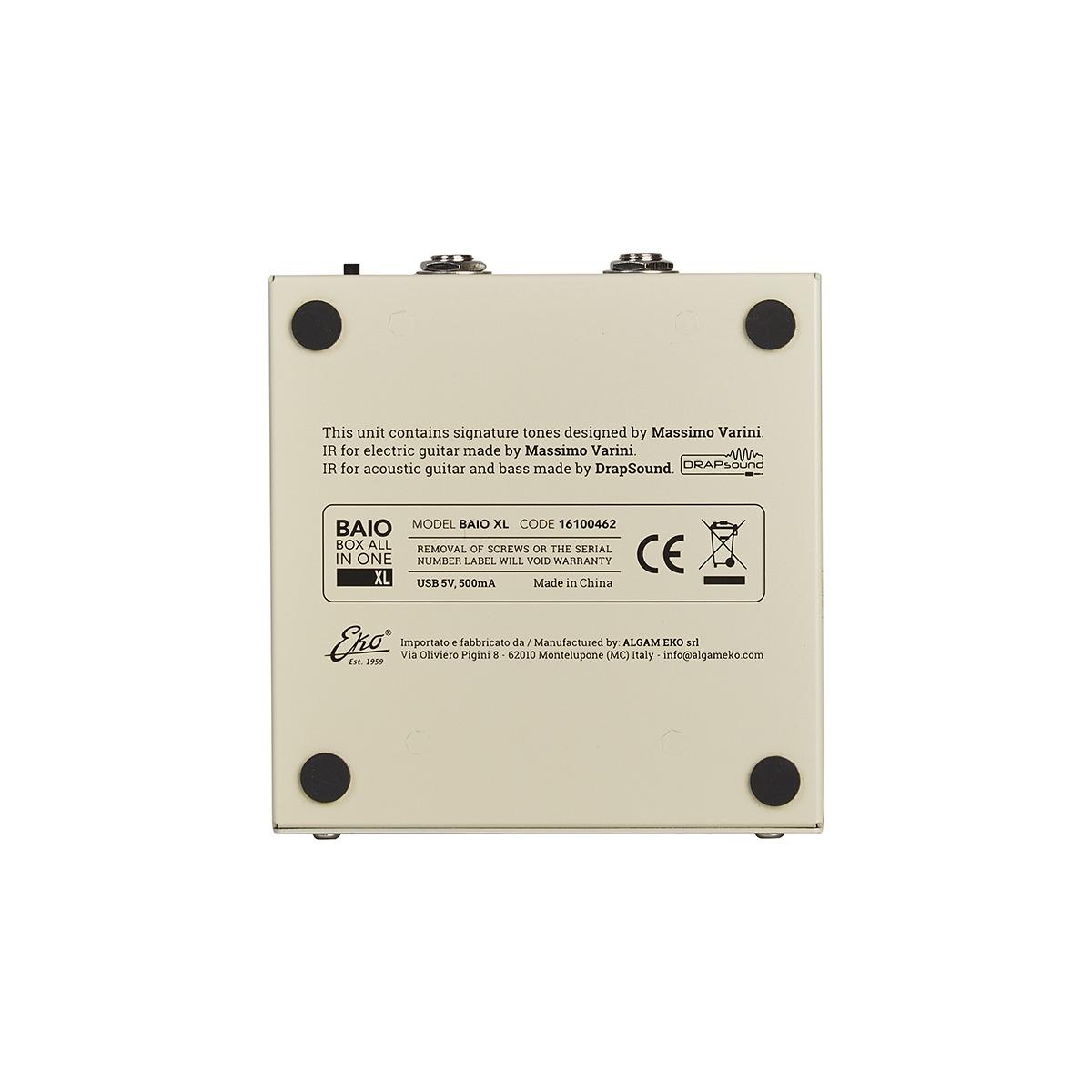 Eko baio xl pedale multieffetto per chitarra e basso