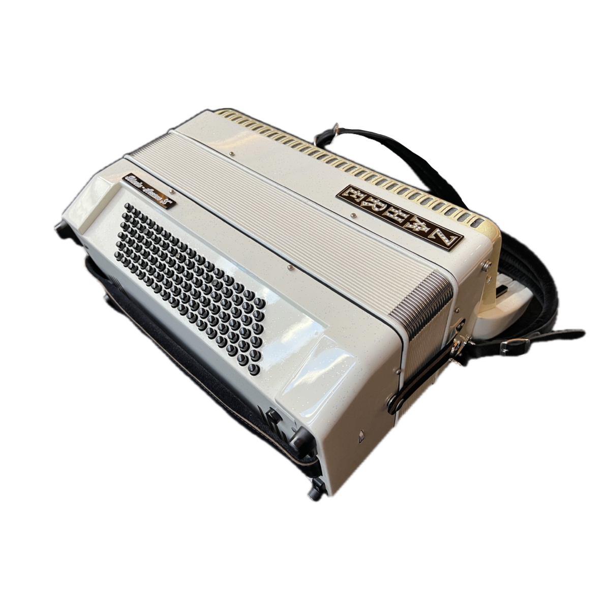 Zahre 96 bassi helicon bianca fisarmonica (usata)