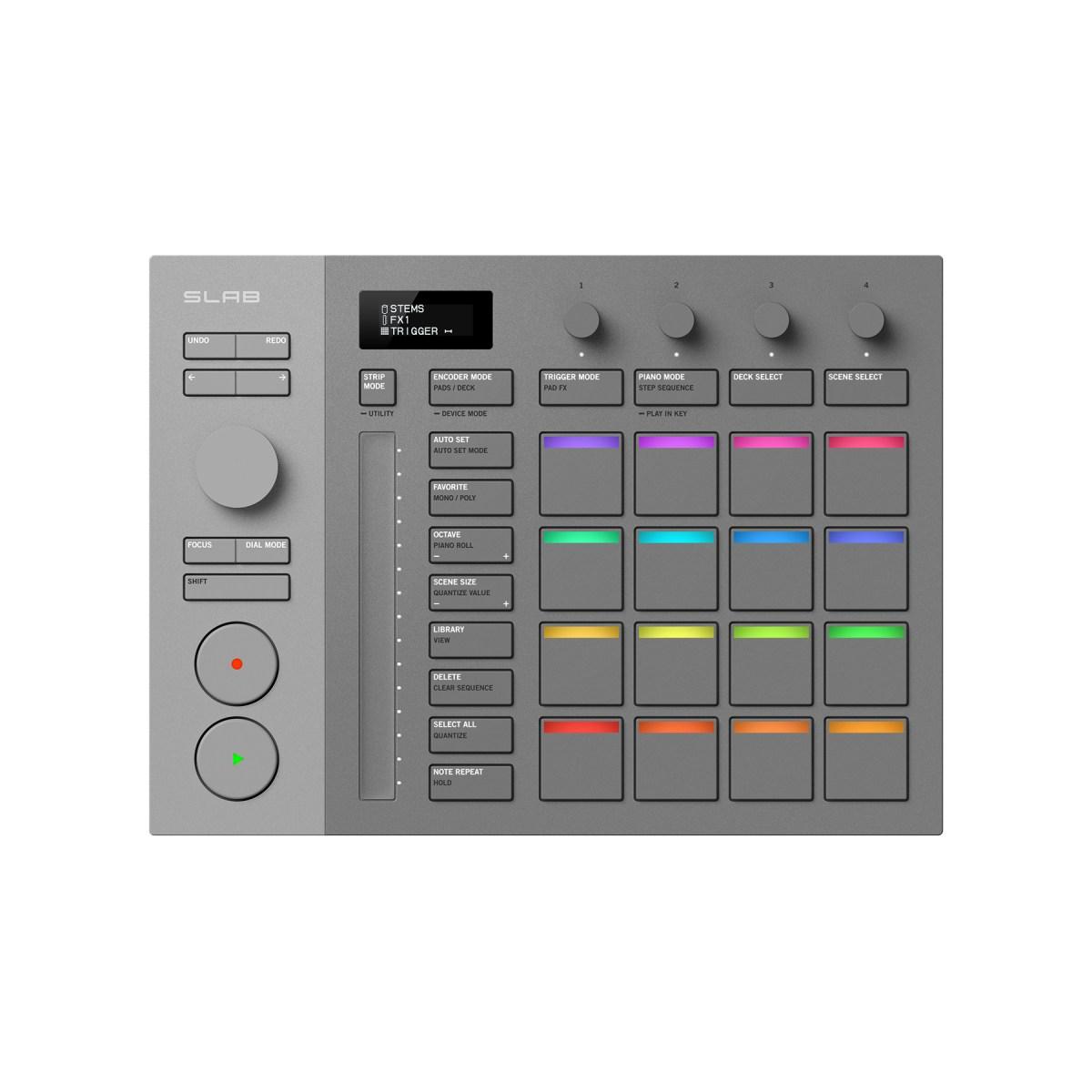 ALPHATHETA SLAB midi pad control