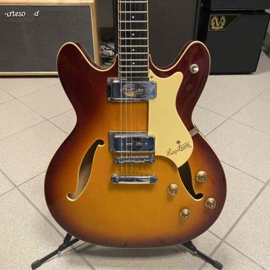 Hagstrom Viking IIP Semi Acoustic Guitar Vintage Sunburst - USATO GARANTITO