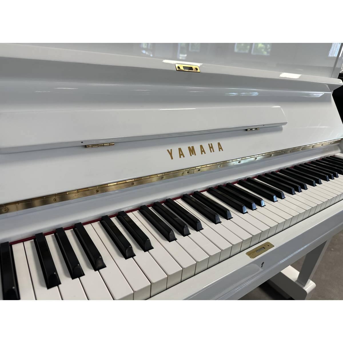 Yamaha u3h white pianoforte verticale bianco sn 2223355