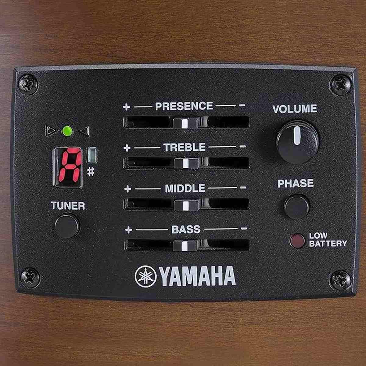 Yamaha fx400 natural satin chitarra acustica elettrificata