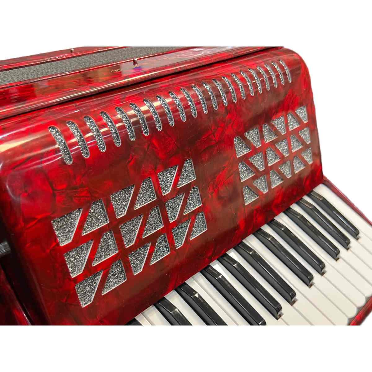 Sinfonia fisarmonica 32 bassi rossa