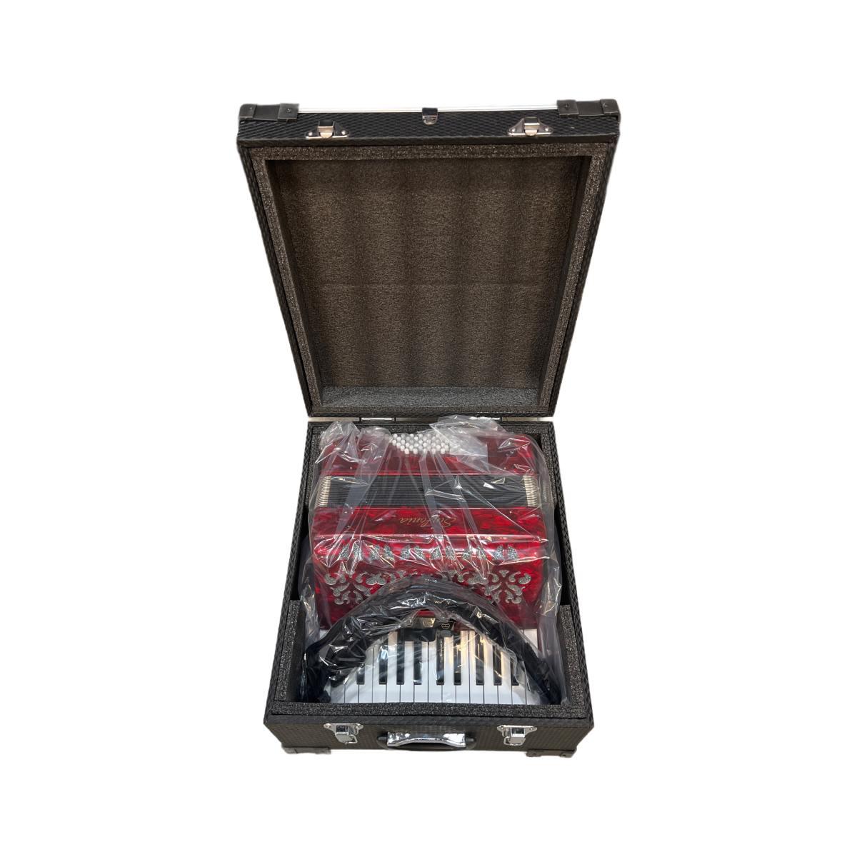 Sinfonia fisarmonica 48 bassi rossa