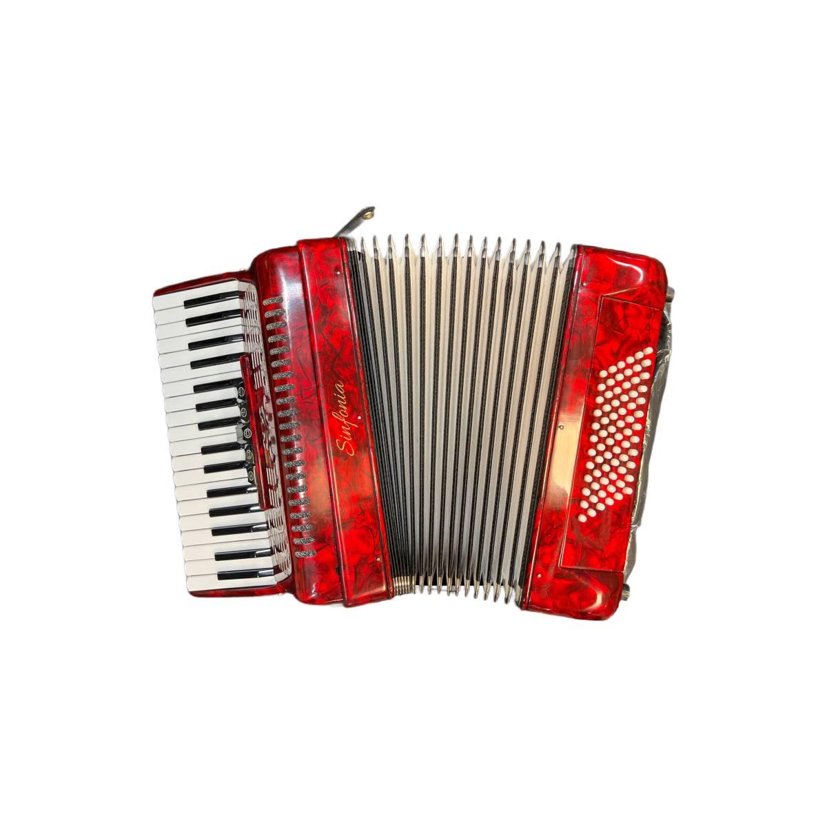 Sinfonia fisarmonica 72 bassi rossa