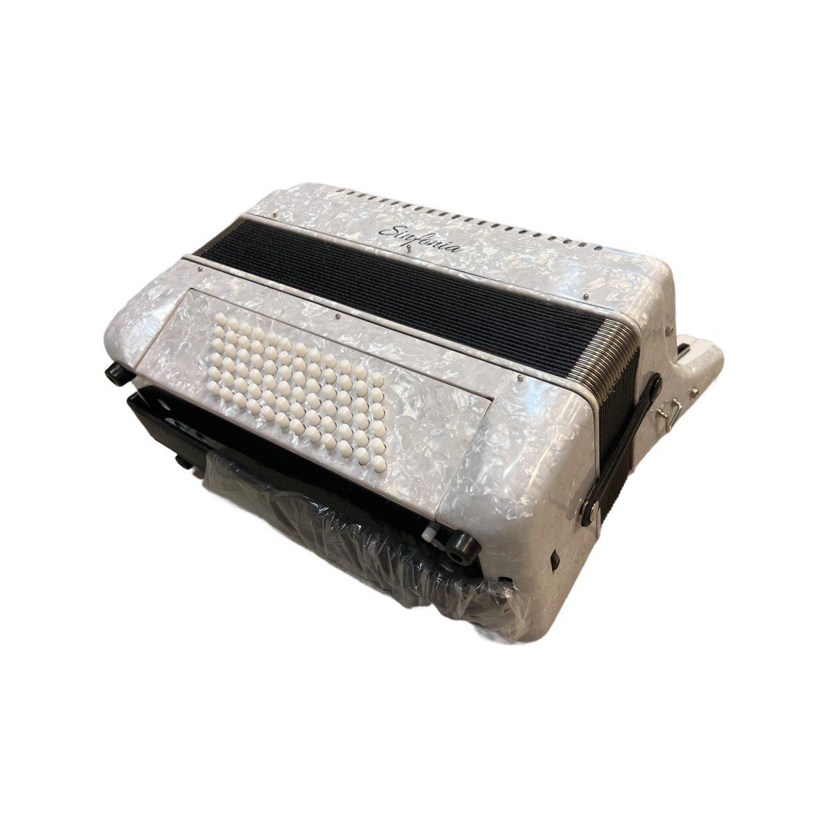 Sinfonia fisarmonica 72 bassi white