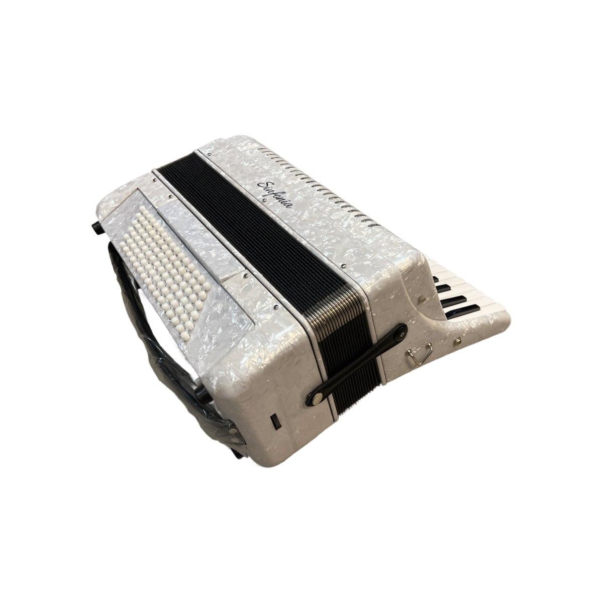 Sinfonia fisarmonica 96 bassi white