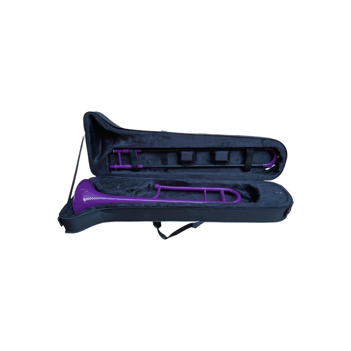 Cigalini pl-tn-pp purple trombone tenore in plastica viola