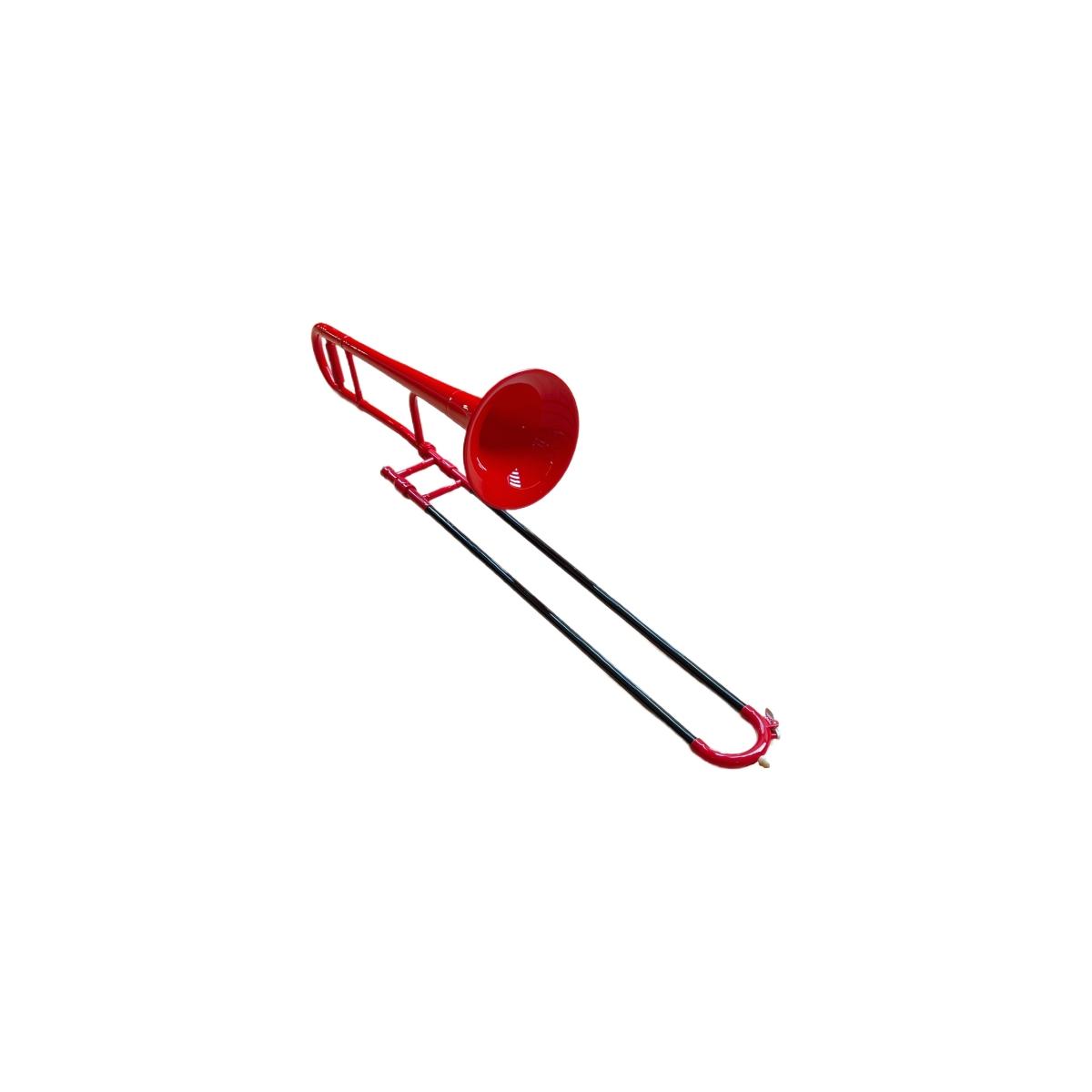 Cigalini pl-tn-rd red trombone tenore in plastica rosso
