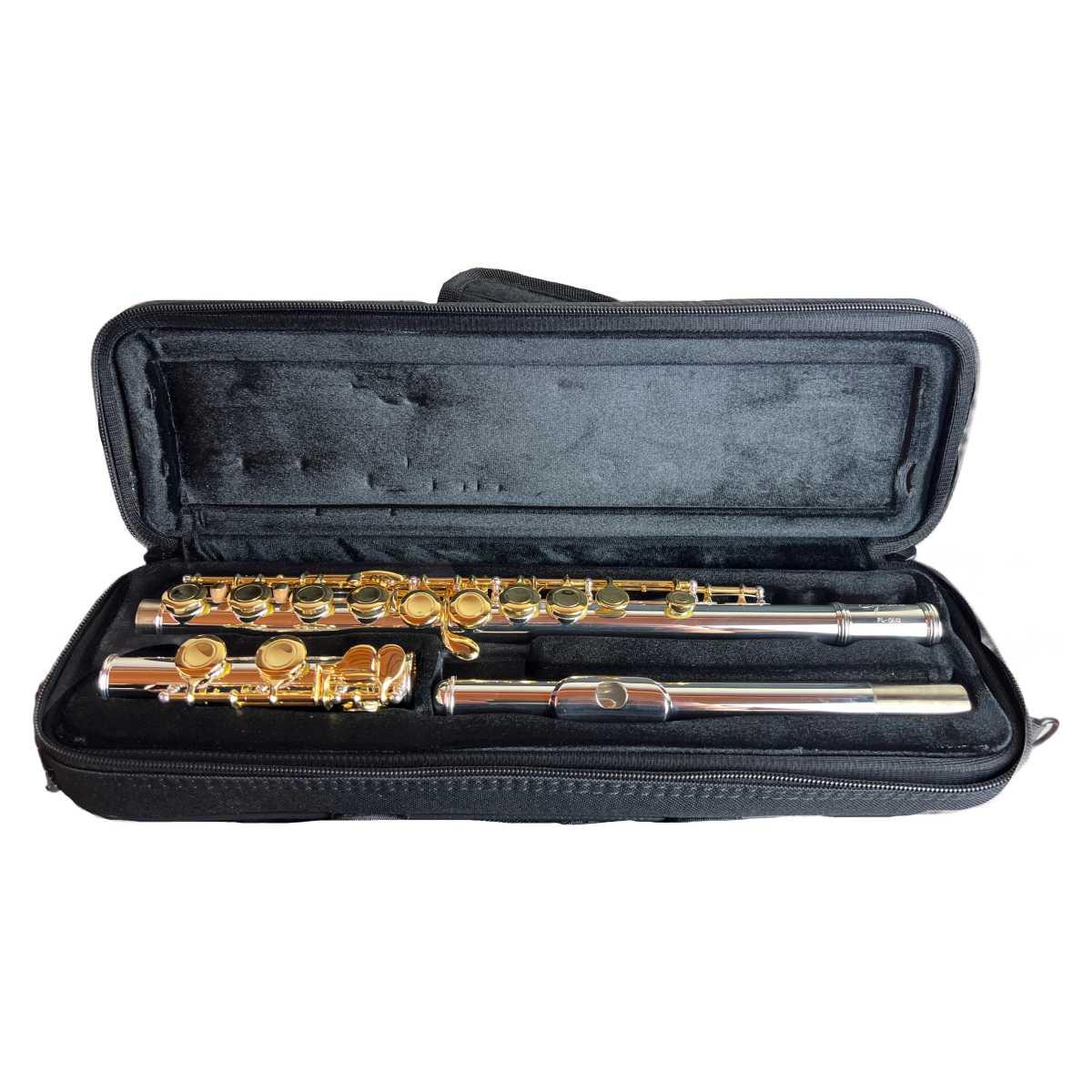 Cigalini fl-gm2 flauto traverso meccaniche gold pated