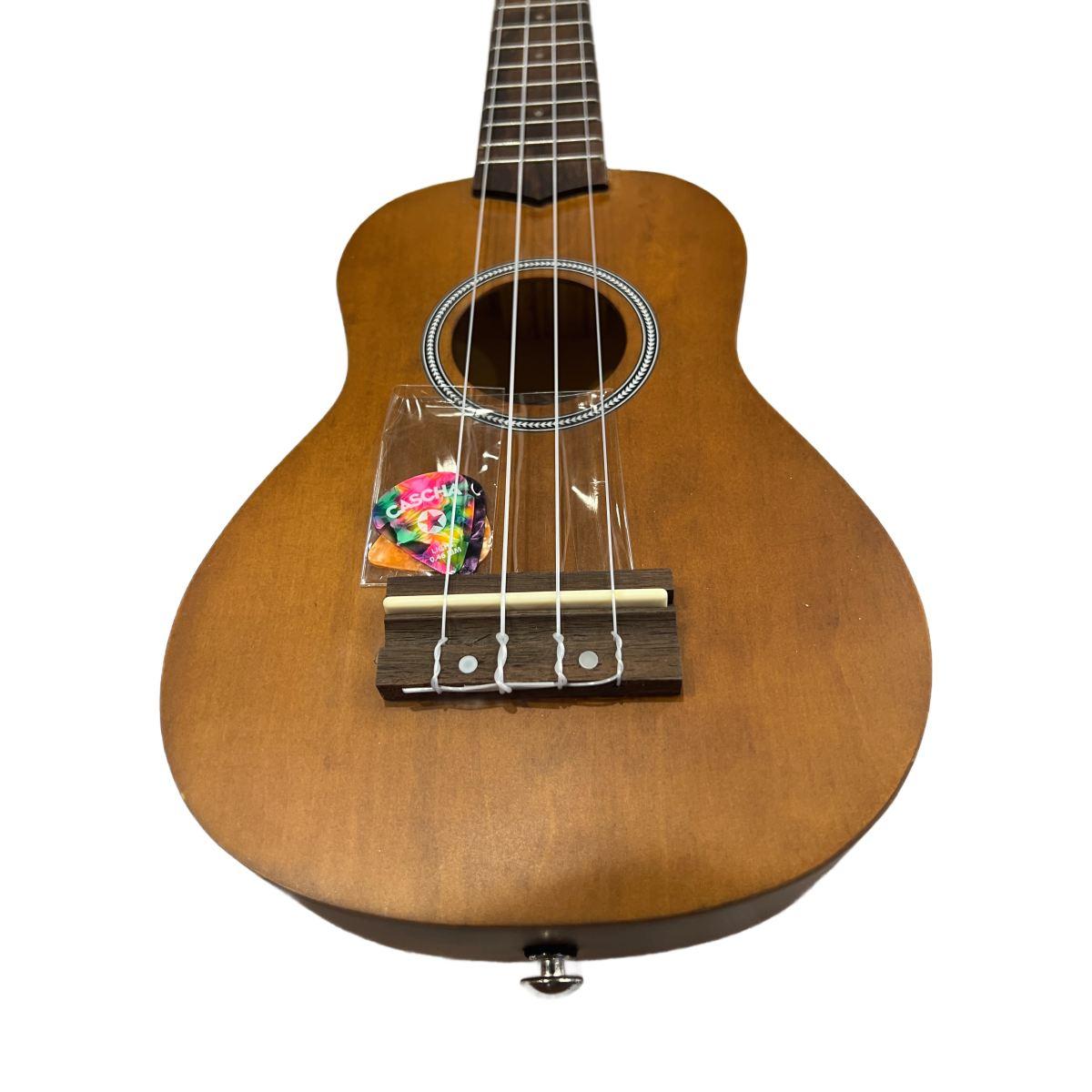 Cascha ukulele soprano natural con custodia
