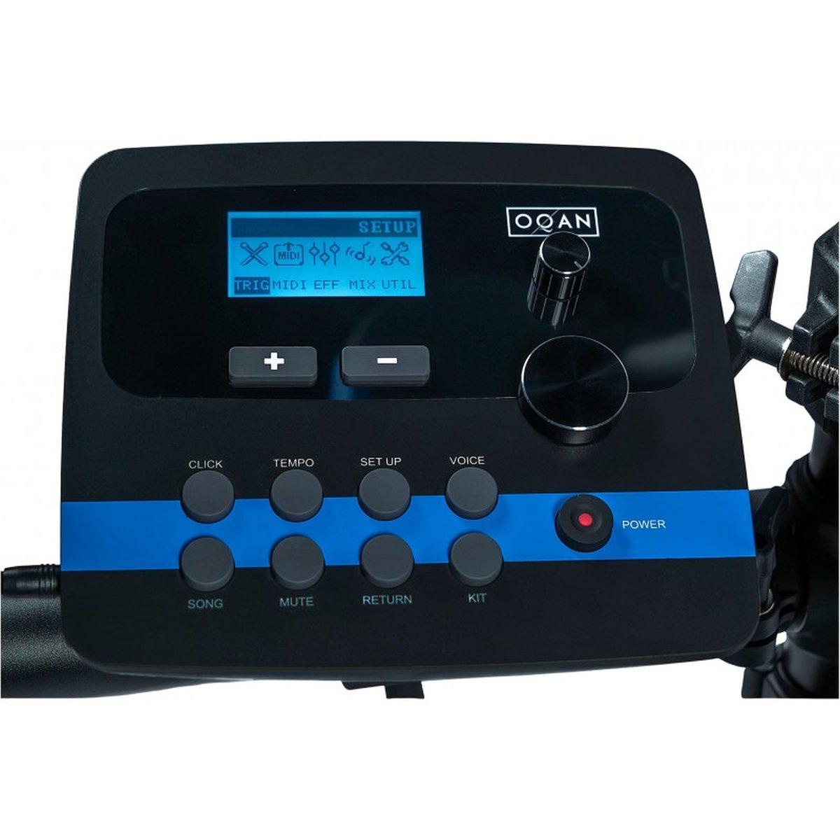 Oqan qpd-20 batteria digitale elettronica con pad a pelle mesh