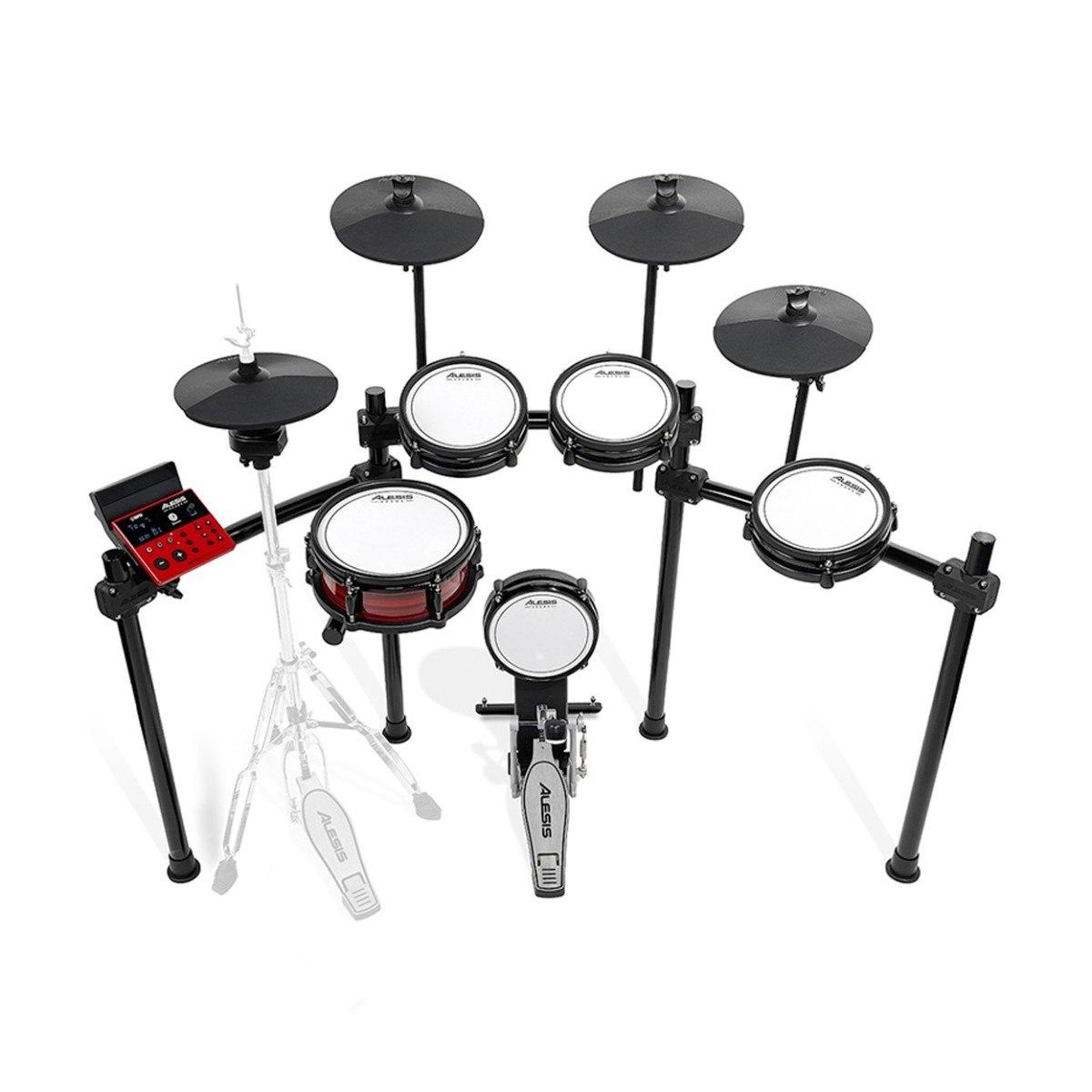 Alesis nitro ultimate kit batteria elettronica professionale con pad in mesh e bluetooth