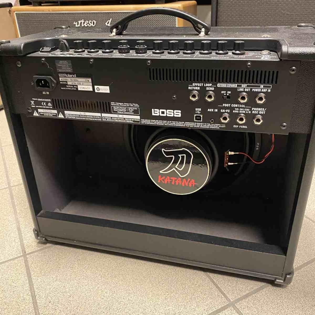 Boss katana 100 mk ii + pedaliera ga-fc - usato garantito