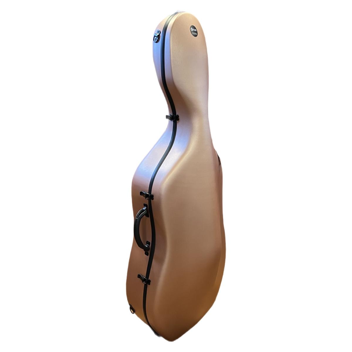 Plc case violoncello policarbonato oro
