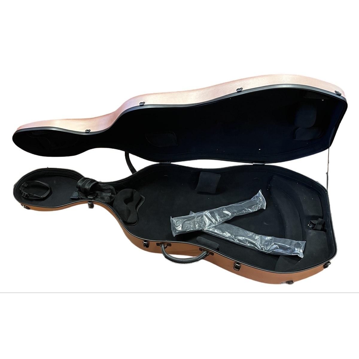 Plc case violoncello policarbonato oro