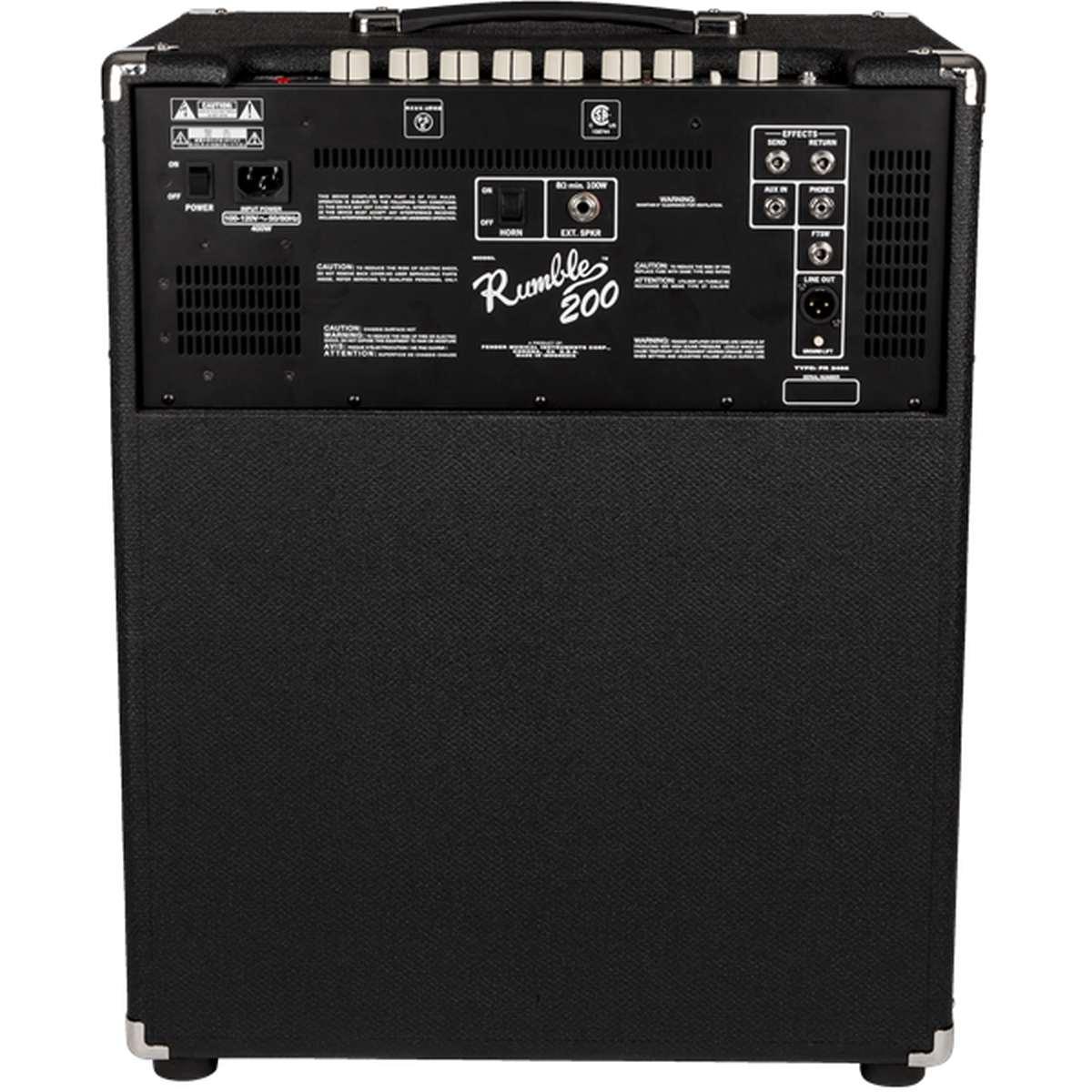 Fender rumble 200 amplificatore combo per basso