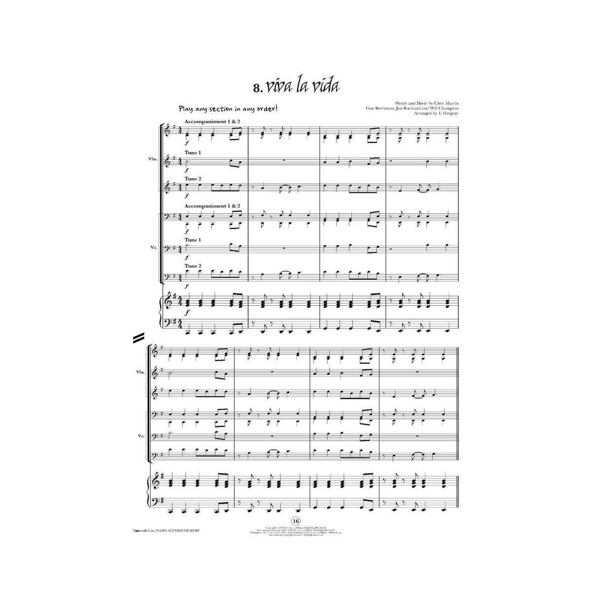 Vamoosh Pops: Piano Accompaniment