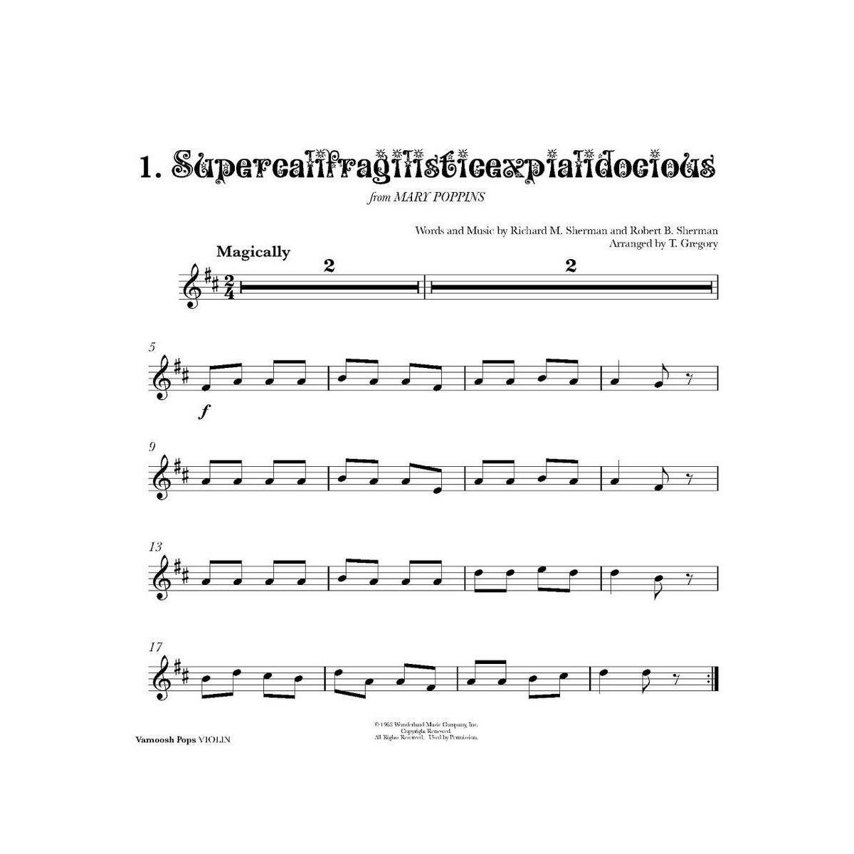 Vamoosh Pops: Violin