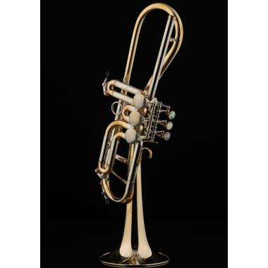 SCHAGERL GANSCH HORN HEAVY RAW BRASS TROMBA IN Bb SN SCY 13822