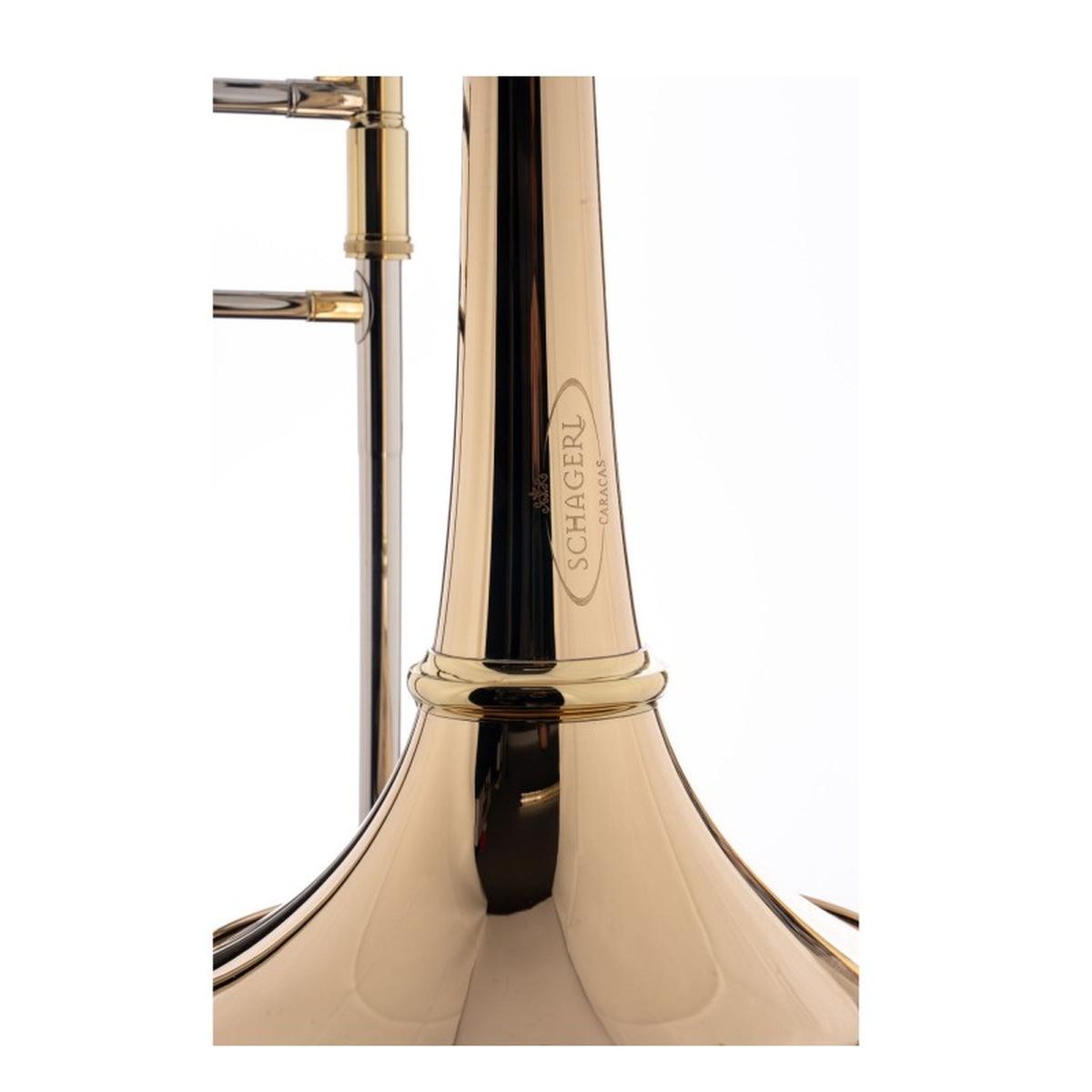 SCHAGERL INTERCONTINENTAL TROMBONE TENORE IN Bb/F CARACAS CAMPANA SVITABILE