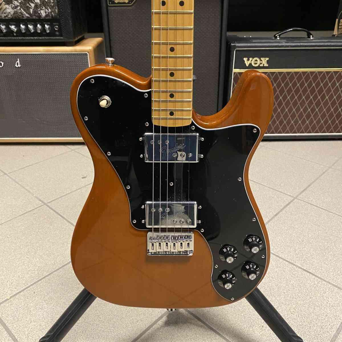 FENDER American Vintage II 1975 Telecaster Deluxe HH MN Mocha - USATO GARANTITO