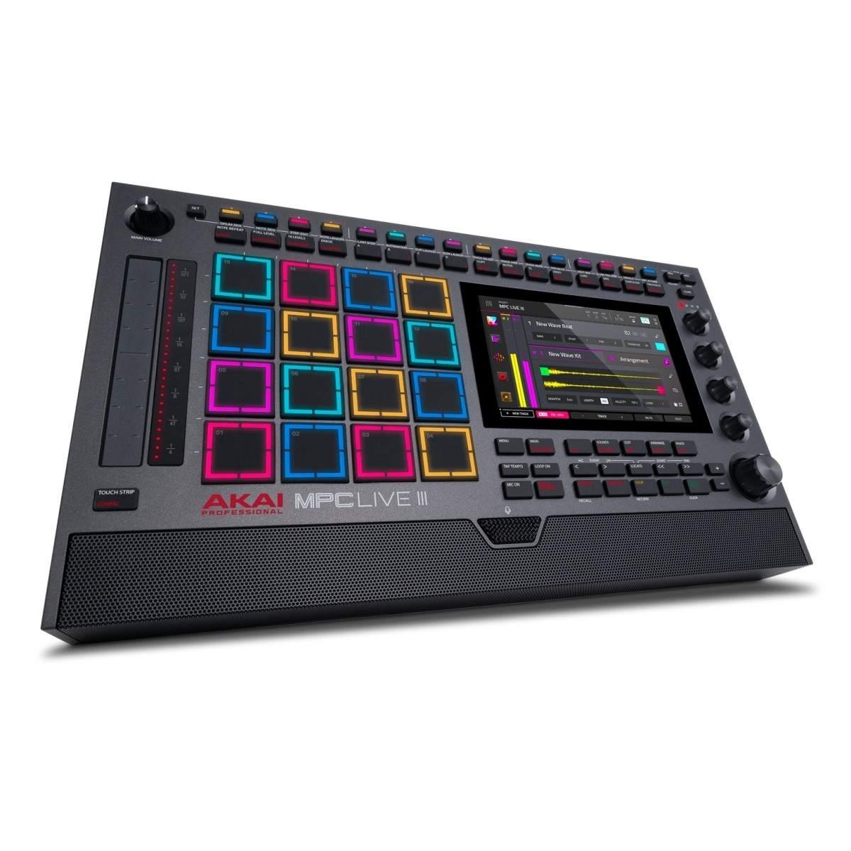 AKAI PROFESSIONAL MPC Live III Groovebox Standalone con Batteria, Pad 3D e Produzione Completa Senza Computer