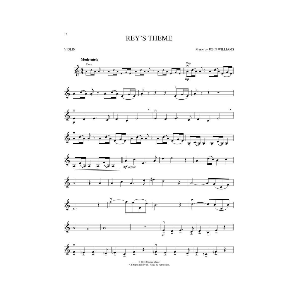 Movie and tv music per violino