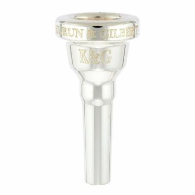 K&g mouthpieces t4b bocchino argentato per trombone tenore penna larga