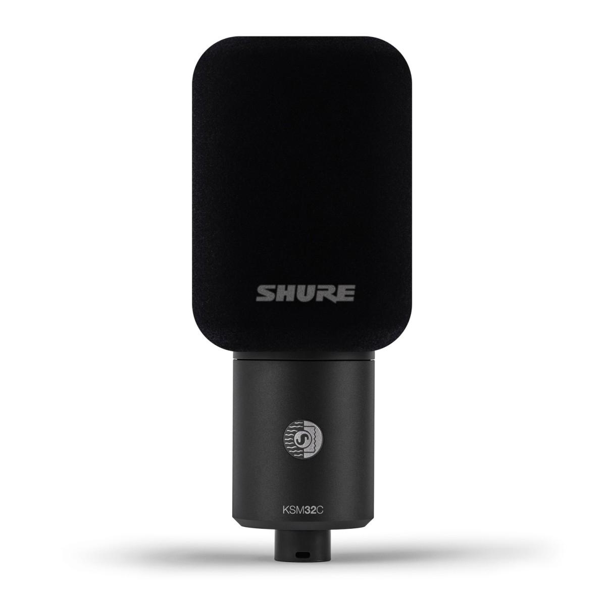 Shure ksm32c hm microfono a condensatore cardioide a diaframma largo per studio e broadcast