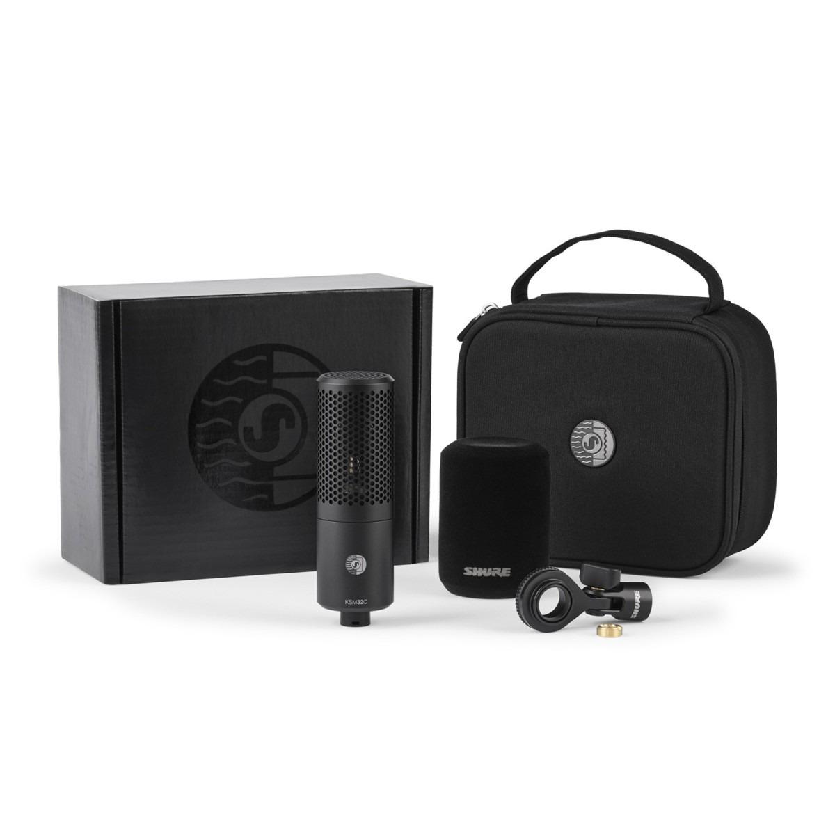 Shure ksm32c hm microfono a condensatore cardioide a diaframma largo per studio e broadcast