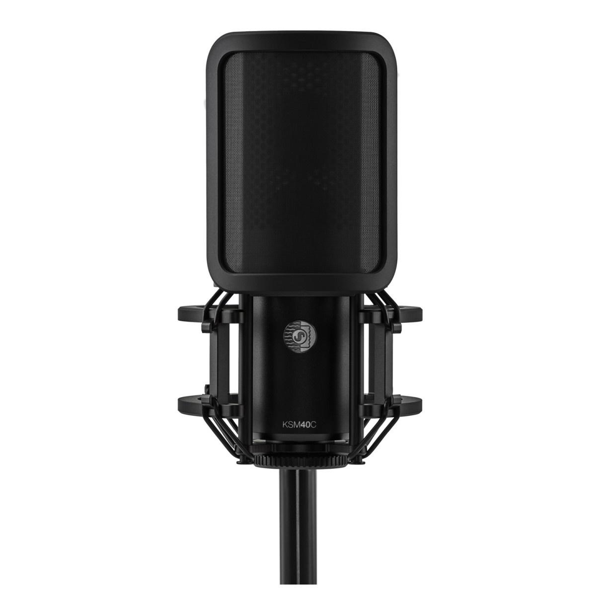 Shure ksm40c microfono a condensatore cardioide a diaframma largo per studio e broadcast