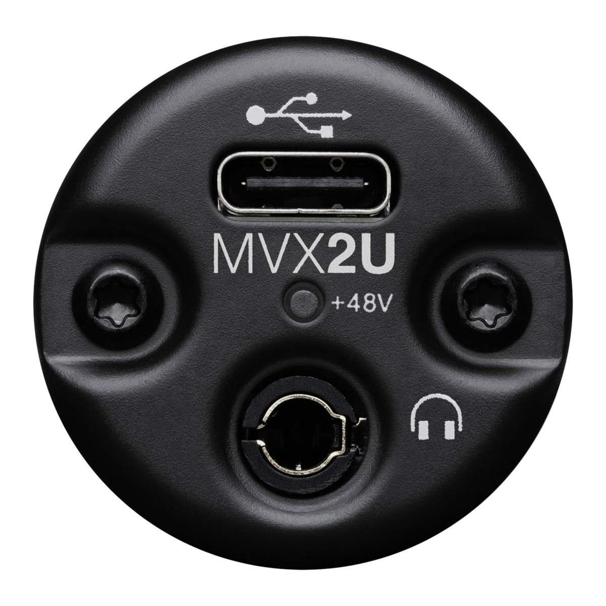 SHURE MVX2U Gen 2 - Interfaccia Audio USB C per microfono, con DSP