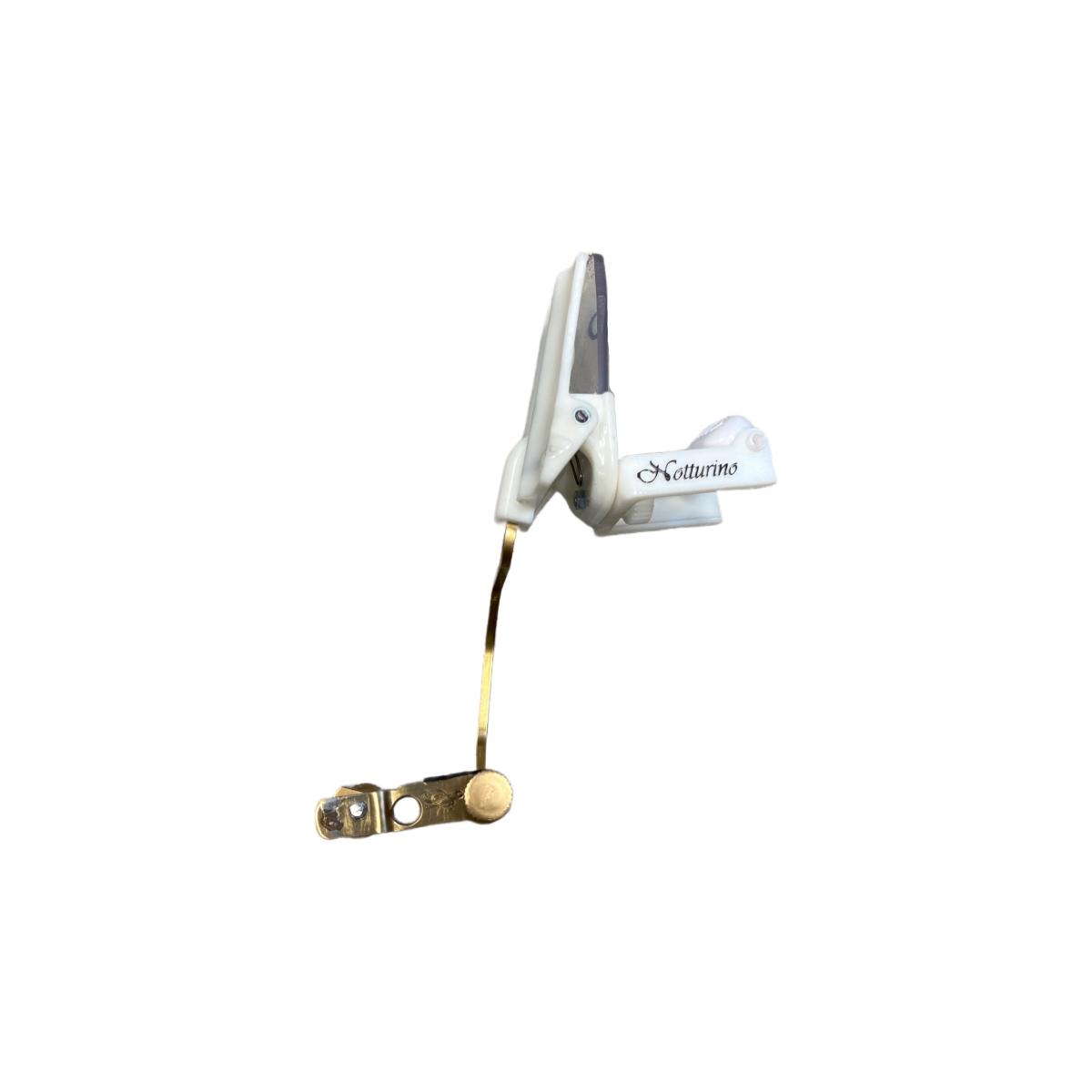 Kyndamo vega leggio per sax soprano dritto, con luce removibile con ghiera