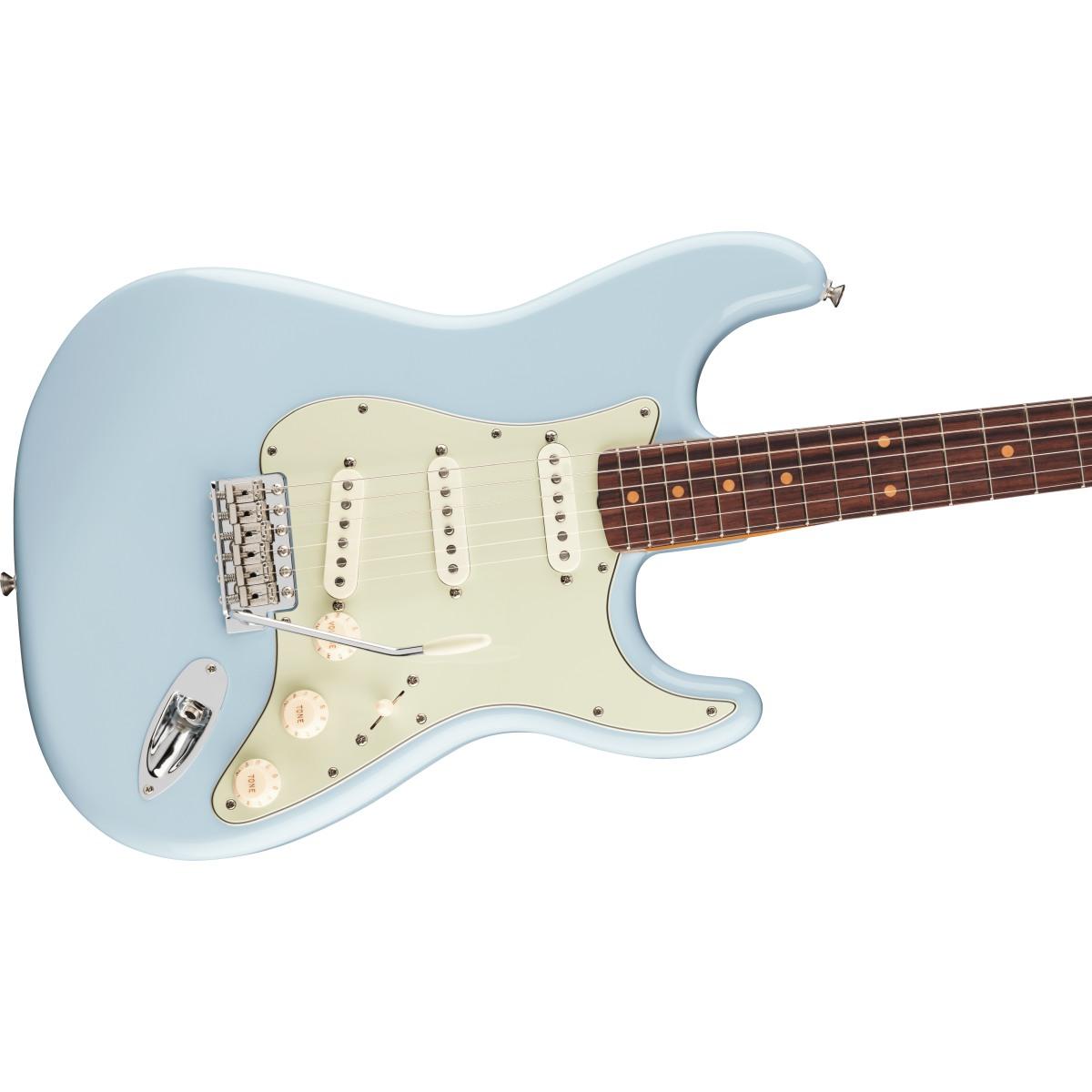 Fender vintera iii early 60s stratocaster rw sonic blue chitarra elettrica