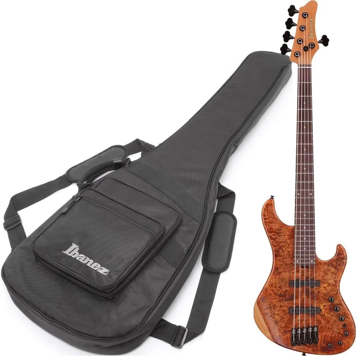 Ibanez mdm1605 nml natural mocha low gloss basso elettrico 5 corde