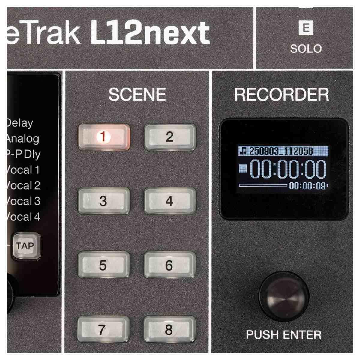 Zoom L-12next Mixer Digitale 12 Canali con Recorder e Interfaccia Audio