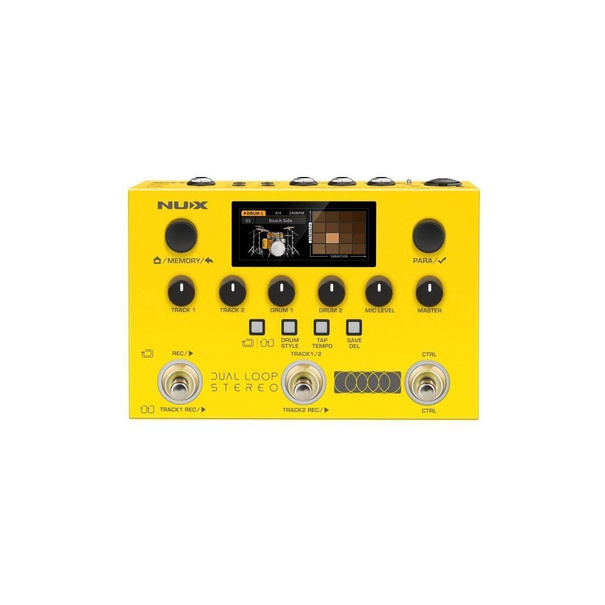 Nux nml 3dls dual loop stereo pedale looper per chitarra