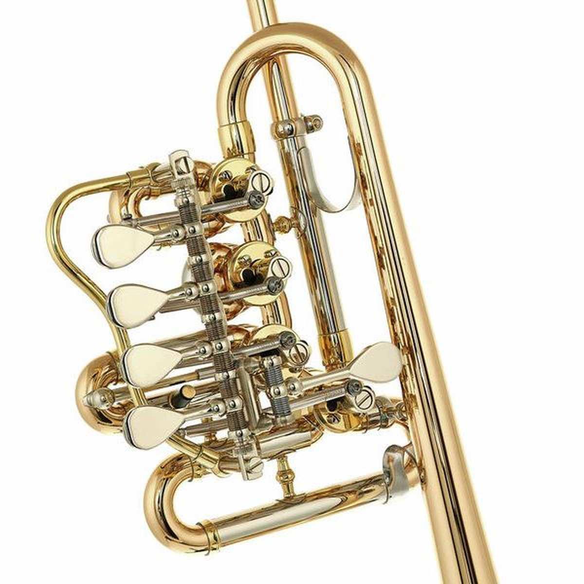 Schagerl berlin z piccolo trumpet b/a gold plated sn scy14064