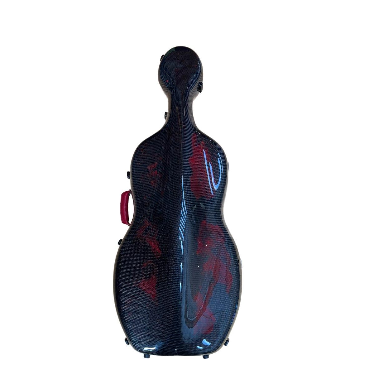 Alpha case violoncello red, 3d