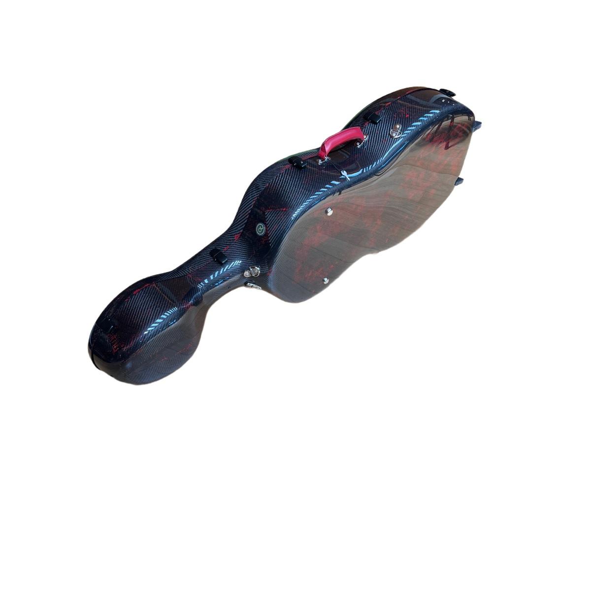 Alpha case violoncello red, 3d