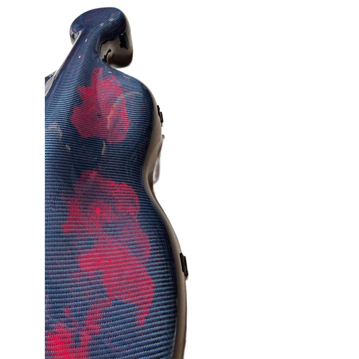 Alpha case violoncello red, 3d