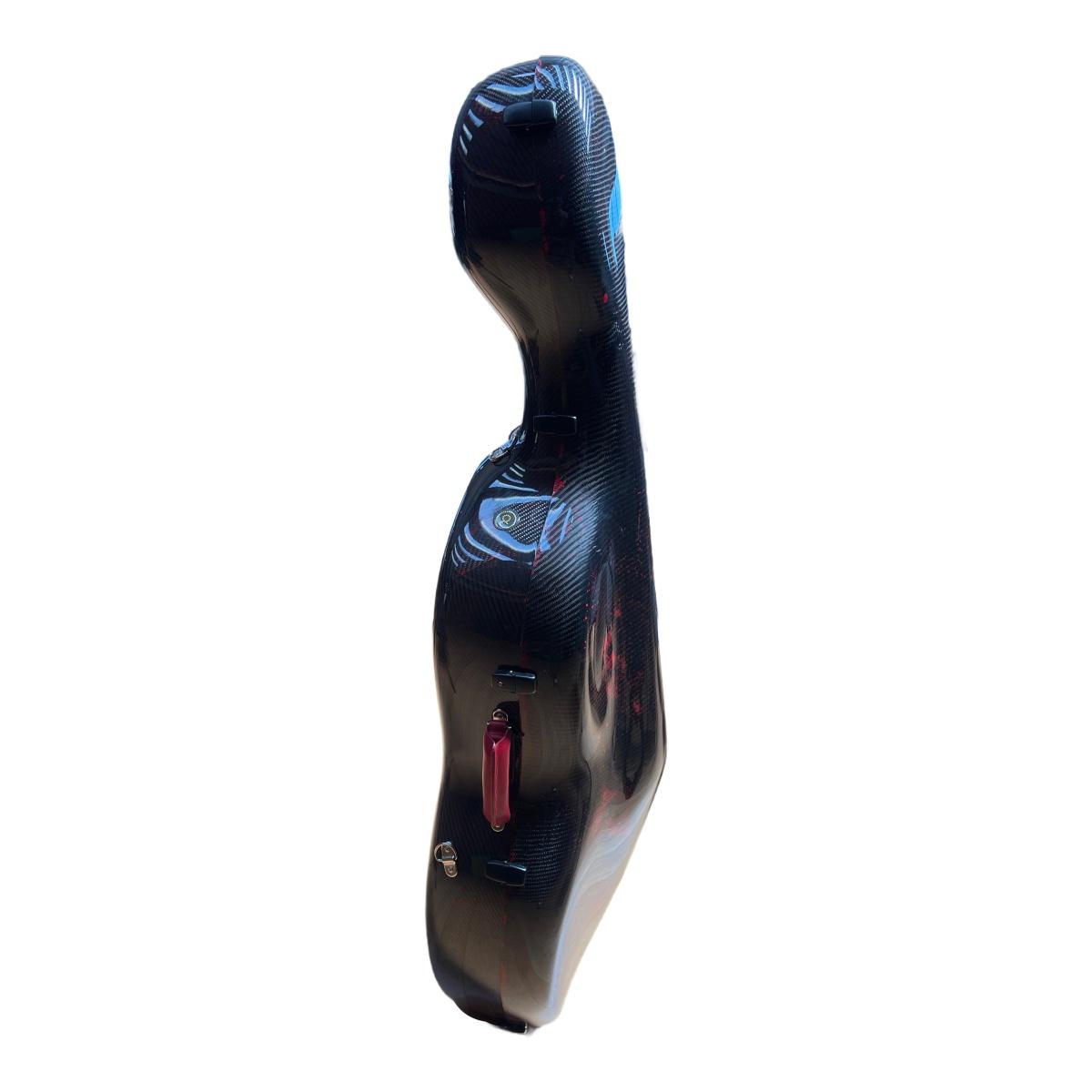 Alpha case violoncello red, 3d