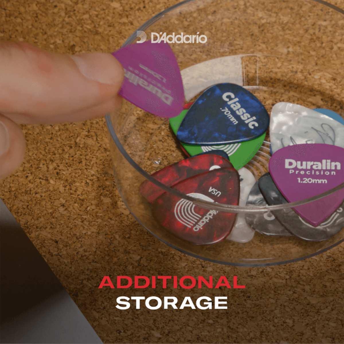 D'addario ph360-01 portaplettri per chitarra e basso